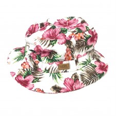 VANS FLORAL BUCKET HAT ONE SIZE FITS ALL PINK WHITE GREEN FLOWERS  eb-37192865